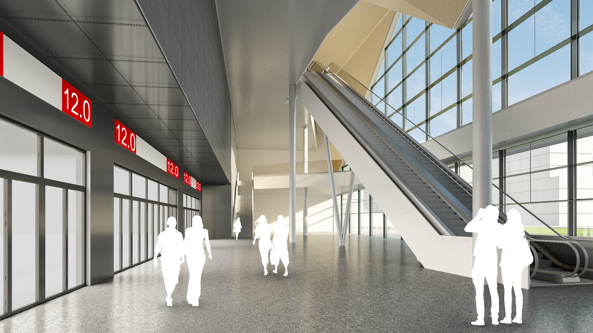 Hall 12 - Rendering kadawittfeldarchitektur