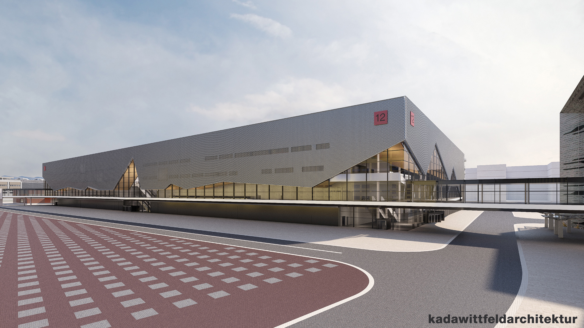 Hall 12 - Rendering kadawittfeldarchitektur